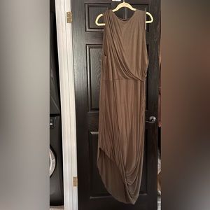 ELOQUII | olive green asymmetrical dress | size 20